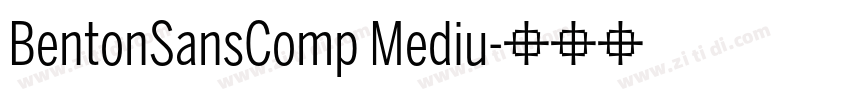 BentonSansComp Mediu字体转换 BentonSansComp Mediu字体转换